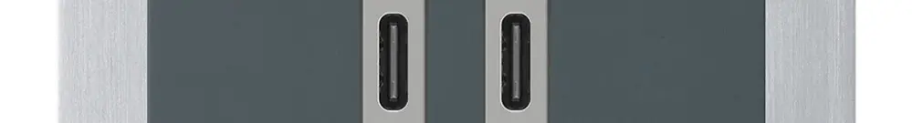 Prise de charge USB ENC Hager kallysto C-C 20W 5V 77×77mm anthracite 