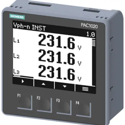 Appareil de mesure de puissance INC Siemens SENTRON PAC1020 3×5A ModbusRTU 