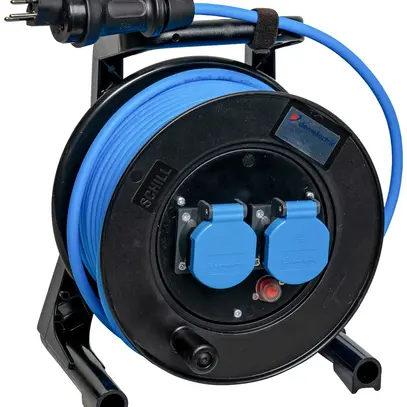 Avvolgicavo DEM DB22241002 3×T13 3×1.5mm² 25m spina T12 