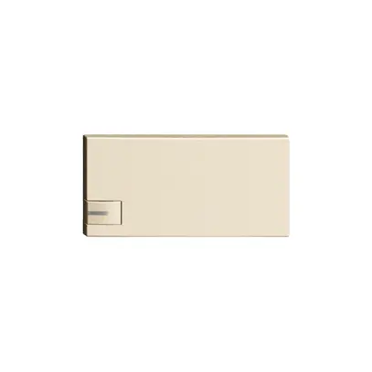 Touche 1/2 KNX/électron.a.LED EDIZIOdue commande simple crema 