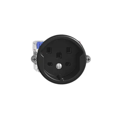 Presa FH T25 16A nero con morsetti innest. 