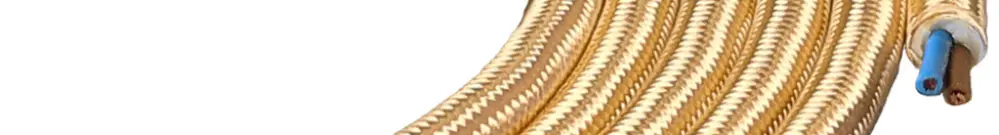Cavo tessile Elektrogros 2×0.75mm² oro rotolo da 50m 