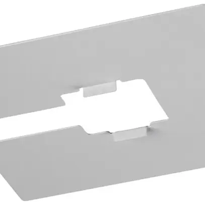 Couvercle SLV acier 100×100×0.4mm gris 