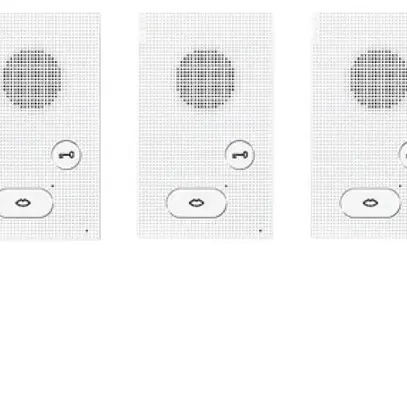Kit audio AP Siedle, système bus Basic, 4 touches 
