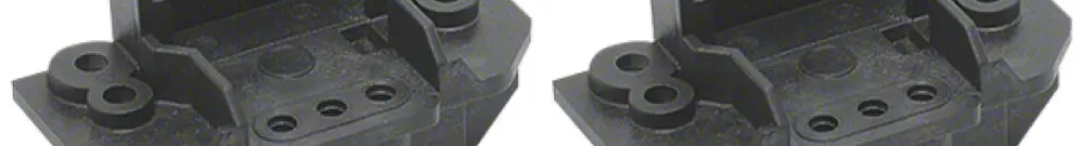 Pezzo isolante Hager Univers N 65×40×80mm materiale sintetico 