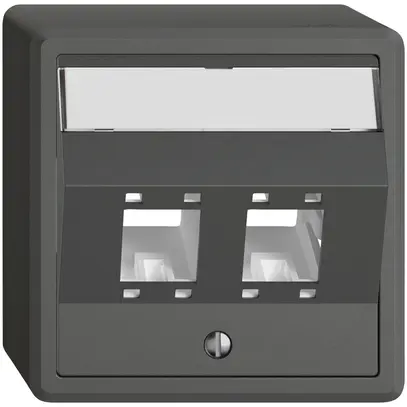 AP-Montageset EDIZIO.liv SNAPFIX® für freenet Kat.5e/6 Adapter 2× dgu 