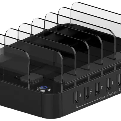 Stazione di ricarica USB ROLINE, 7×USB-A (≤2400mA) 