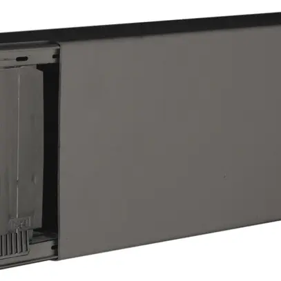 Canale d'installazione tehalit LF 110×60×2000mm (l×h×L) PVC nero 