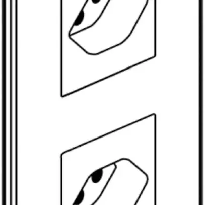 Combinazione INC ATO T13+T13 alluminio perla grd.I+I 