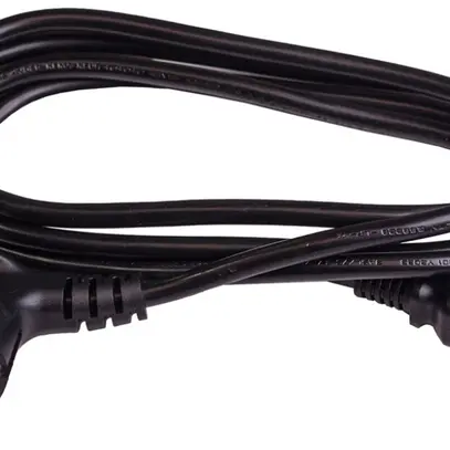 Câble de raccordement SLV prise-fiche 3 pôles 10A 220…250V 1.8m noir 