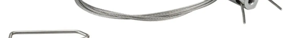 Suspension à corde Philips CoreLine FastSet acier affiné 1500mm kit de 2 pièces 