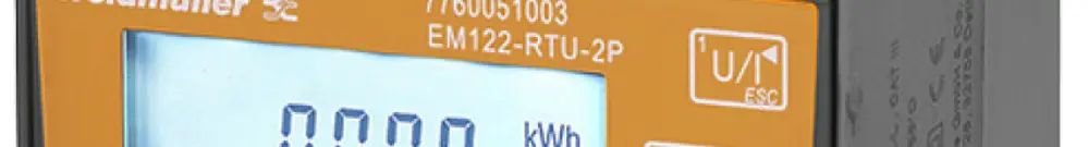 Misuratore di energia AMD Weidmüller EM122-RTU-2P 3×100A diretto ModbusRTU 