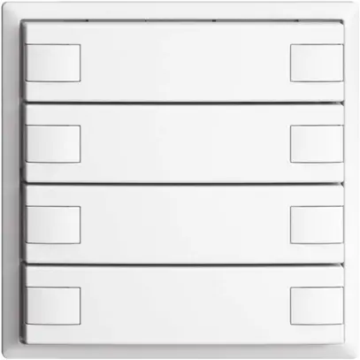 Pulsante INC KNX 8×EDIZIOdue bianco RGB senza LED 