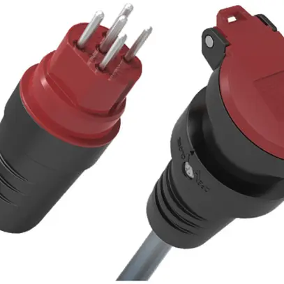 Rallonge ELBRO T15/T15 H07RN-F5G1.5mm² GDV 5m IP55 noir 
