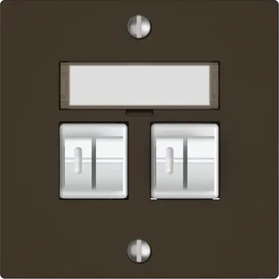 Prise audio EDIZIO.liv SNAPFIX® 2× br 