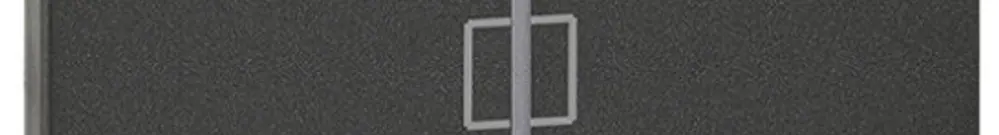 Coperchio tasto Living Now with Netatmo 2 moduli p.interruttore tapparelle nero 