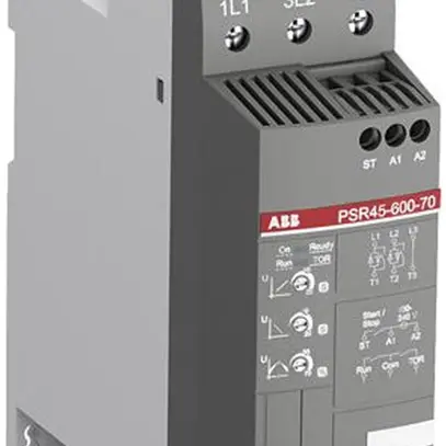 Starter progressivo ABB PSR 11kW/22kW (230V/400V), tensione d.com. 100…250VAC 