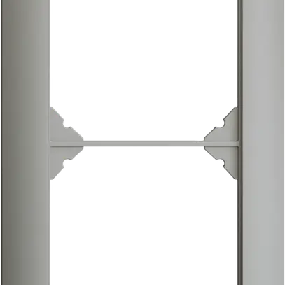 UP-Kopfzeile EDIZIOdue SNAPFIX® 2×1 vertikal 88×148mm hellgrau 