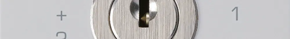 Intérieur interrupteur à clé kallysto 1/1L gris clair avec serrure Kaba 8 