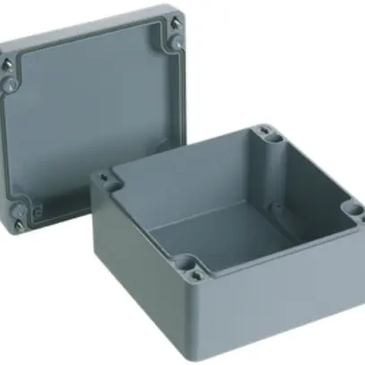 Scatola AP Al 160×160×90mm grigio IP65 Lithos Woertz 
