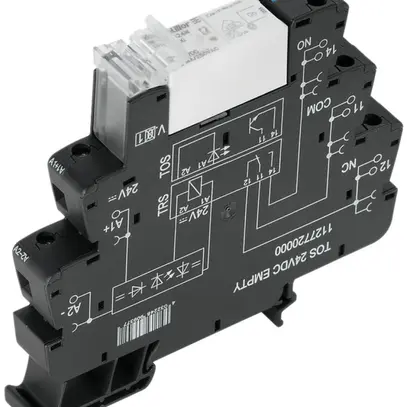 Accoppiatori relè TERMSERIES TRS 24VDC LED verde 1C 250VAC 16A connession.a vite 