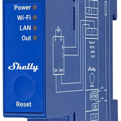 Actionneur-variateur RF AMD Shelly Pro Dimmer 0/1-10V PM Bt/Wi-Fi AC 3W 1UM 