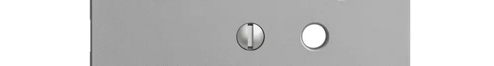 Frontplatte EDIZIOdue 3×T12 silver 