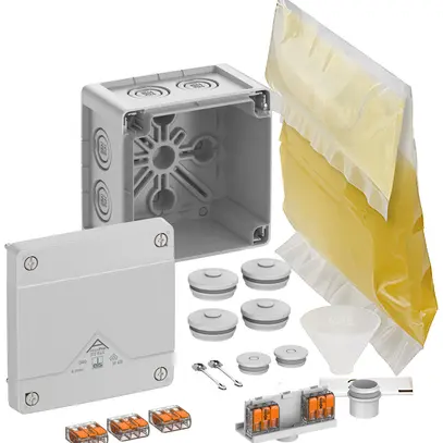 Boîte de dérivation AP Spelsberg Abox Pro XT SLK-4² 102×102×70mm IP68 gr 