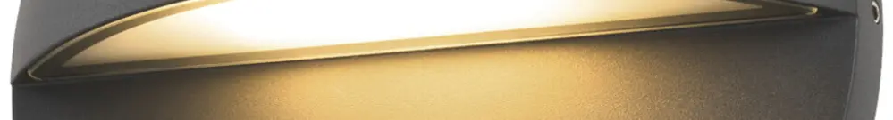Applique LED SLV LID II 15W 800lm 2700/3000K IP65 REG Ø220mm antracite 