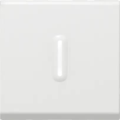 Contact à bascule lum.INC MOS W/1L 6A blanc 2modules 