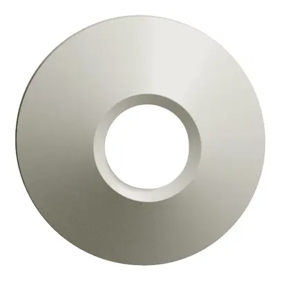 Capot frontal rond EDIZIOdue gris clair pour détecteur de mouv.PIRI 360° 