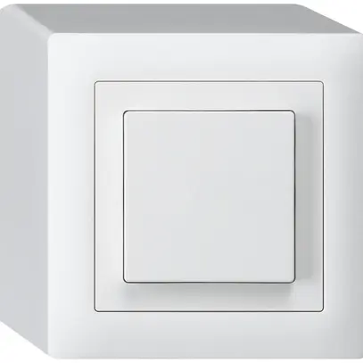 Interrupteur à poussoir AP kallysto 3/1L blanc 