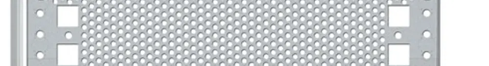 Panello Media ABB, p.distributore vuoto, 1 parte, 4 file altezza 0 