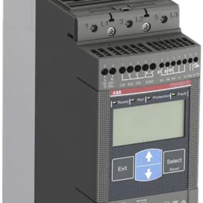 Starter progressivo ABB PSE 4kW/7.5kW (230V/400V), tensione d.com. 100…250VAC 