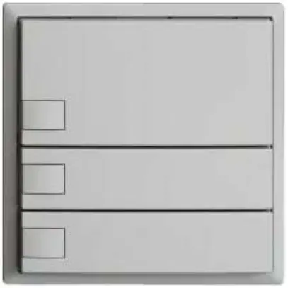 Pulsante KNX RGB EDUE, 250mW, s.LED, 3×pulsante, com.1×tasto, grc 