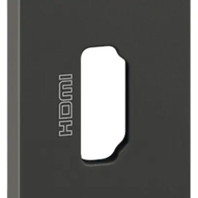 Cache Living Now 1 module pour prise HDMI noir 
