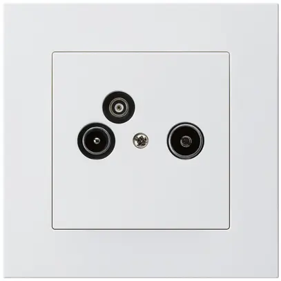 Presa antenna INC TV-R-dati KPR 4dB bianco 