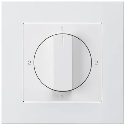 Interruttore rotativo INC kallysto.pro 3/1L bianco con impugnatura girevol 