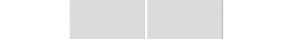 Faccia pulsante KNX Hager BA basico Z doppio bianco 45×45mm 