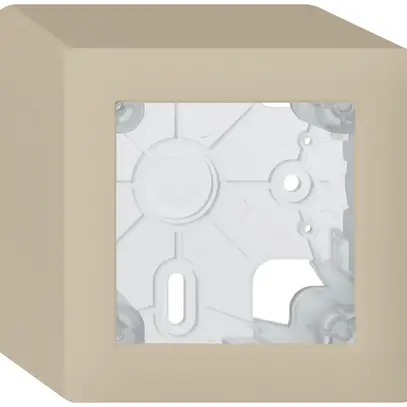 Boîtier AP kallysto beige h=64mm 