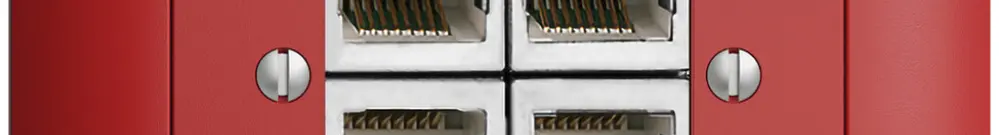 UP-Dose 4×RJ45/s 4P getr. EDIZIOdue berry ITplus 