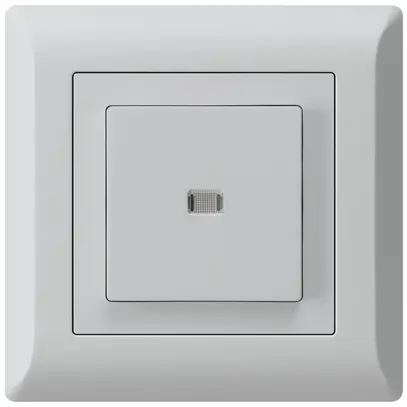 Interruttore pulsante luminoso INC kallysto.line 3/2P grigio chiaro 
