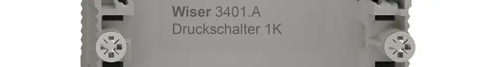 Funktionseinsatz Druckschalter 1K FH Wiser BSE 