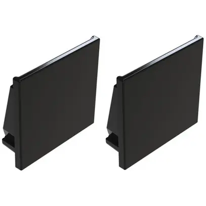 luxKIT Endkappen 20 - 2x schwarz 