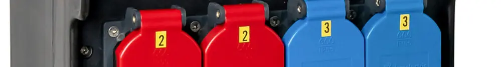 Stromverteiler DEM DB20717 63A 2×T23 2×T25 1×T75 1×T76 