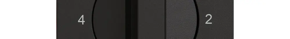 Montageset EDIZIO.liv SNAPFIX® f.Drehschalter m.Griff 4-1-2-3 sz 
