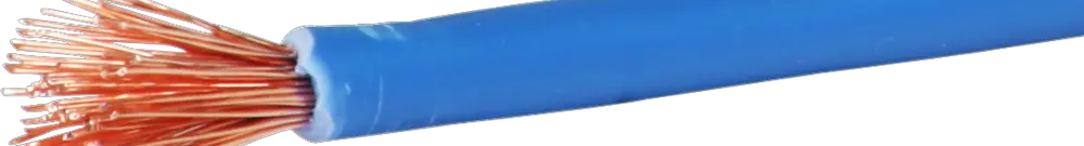 Filo T flessibile 6mm² su bobina blu chiaro Bobina à 100m H07V-K 