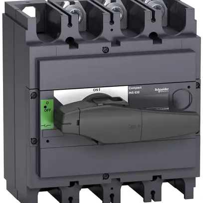 Interuttore di carico Schneider Electric INS 3L 500A con maniglia rotativa nero 