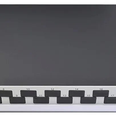 Coffret d'épissure 19" Dätwyler OV-CH 6×LCD/PC violet OM4 décalé 1UH argent 