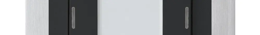 UP-Taster kallysto B KNX 2× RGB LED s/e-link schwarz 